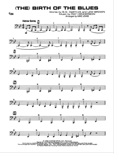 (The) Birth of the Blues: Tuba