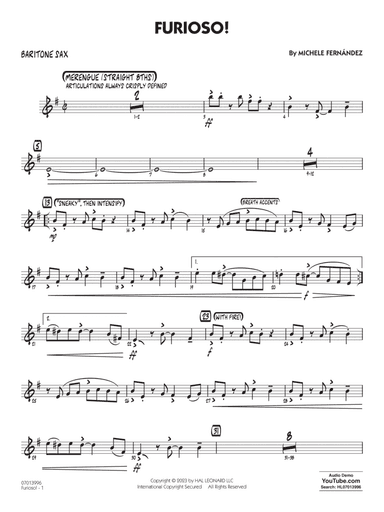 Furioso - Baritone Sax
