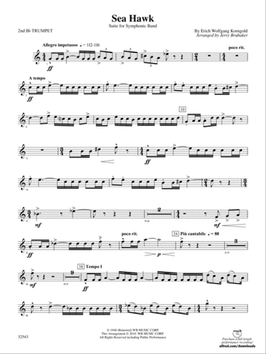 Sea Hawk: 2nd B-flat Trumpet