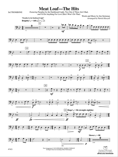 Meat Loaf---The Hits: 3rd Trombone