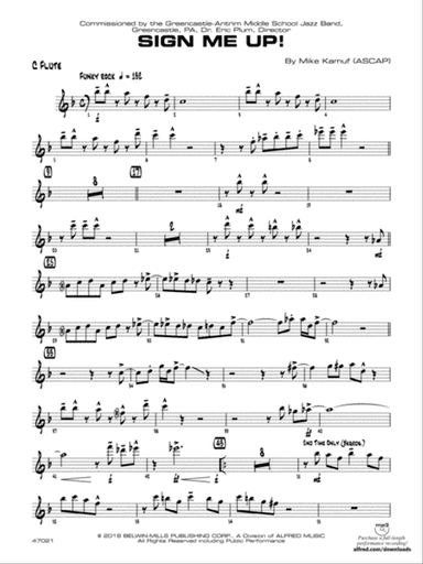 Sign Me Up!: Flute