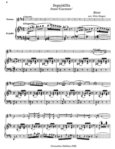 Seguidilla from 'Carmen"