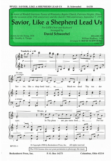 Savior, Like a Shepherd Lead Us