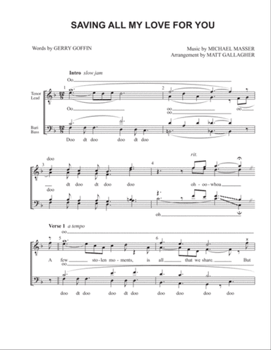 Saving All My Love For You