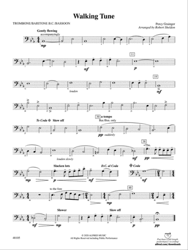 Walking Tune: 1st Trombone