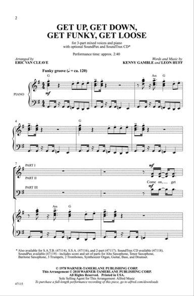 Get Up, Get Down, Get Funky, Get Loose