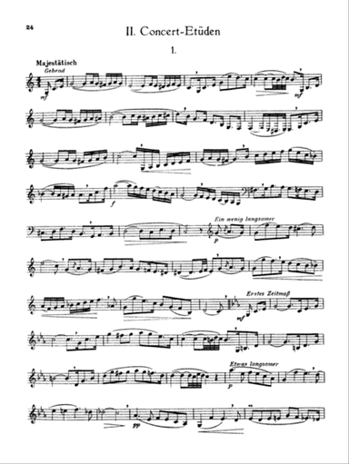 Franz: Etudes and Concert Etudes