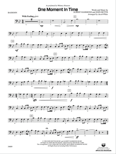 One Moment in Time: Bassoon