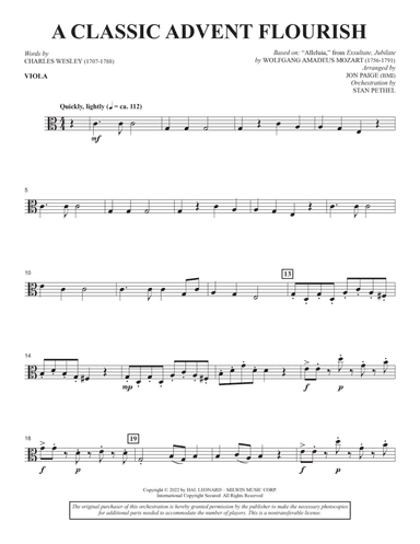A Classic Advent Flourish - Viola