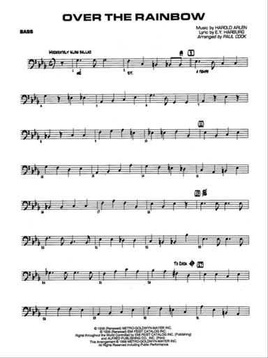 Over the Rainbow: String Bass