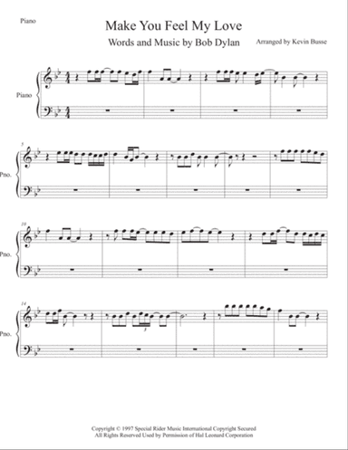 Make You Feel My Love