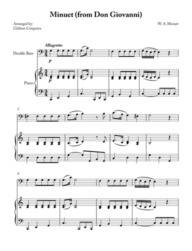 Minuet (from Don Giovanni)