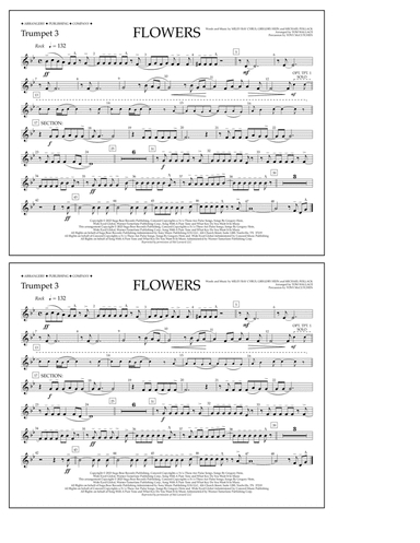 Flowers (arr. Tom Wallace) - Trumpet 3