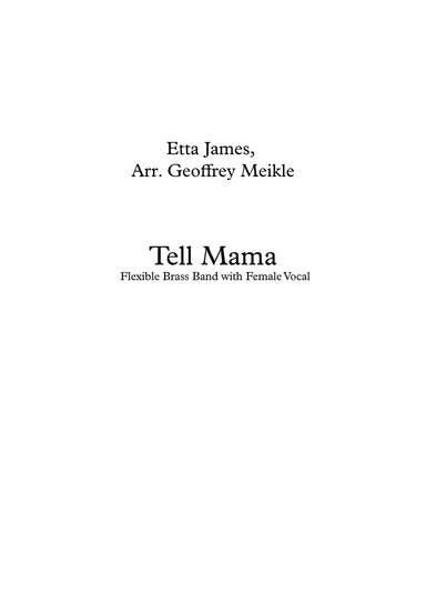 Tell Mama
