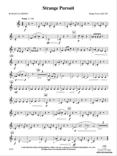 Strange Pursuit: B-flat Bass Clarinet