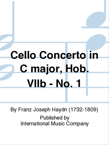 Cello Concerto In C Major, Hob. Viib: No. 1