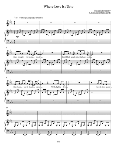 Where Love Is / Solo