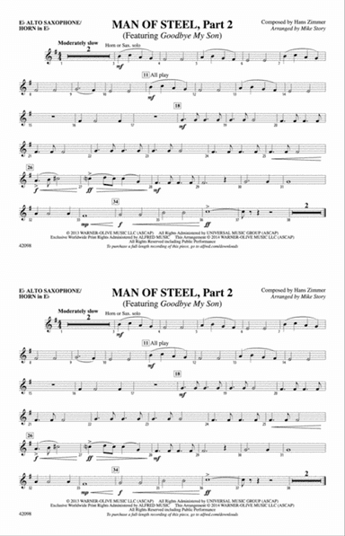 Man of Steel, Part 2: E-flat Alto Saxophone