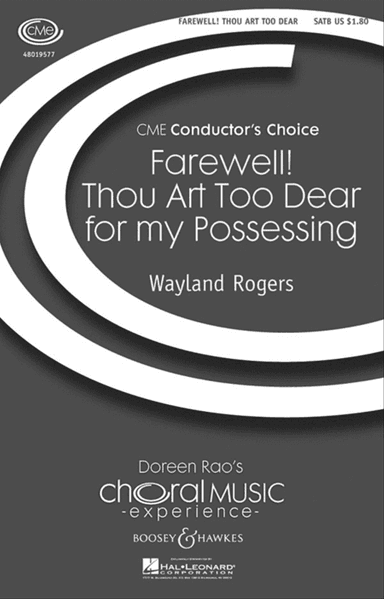Farewell! Thou Art Too Dear for My Possessing
