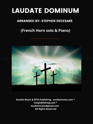 Laudate Dominum (French Horn solo - Piano Accompaniment)