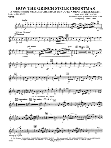 How the Grinch Stole Christmas: Oboe