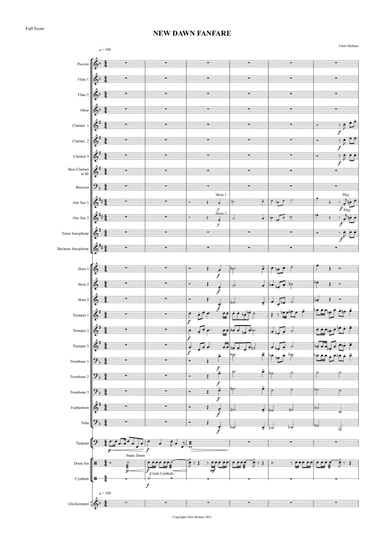 Two Fanfares for Concert Band