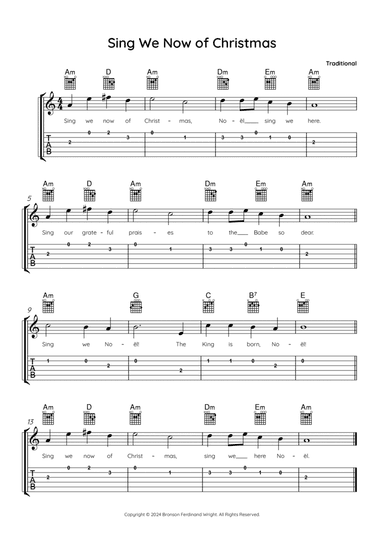 Sing We Now of Christmas