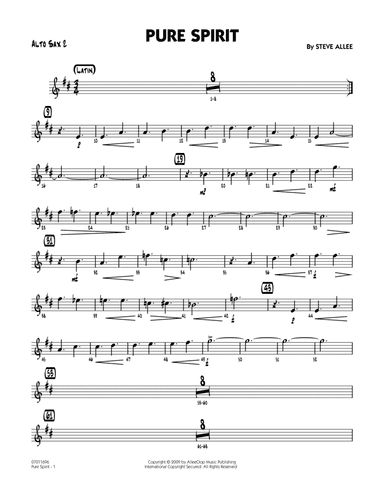 Pure Spirit - Alto Sax 2