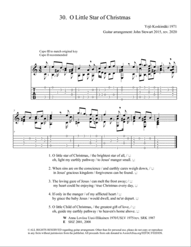 030 O Little Star of Christmas