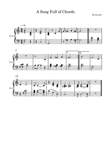 A Song Full of Chords