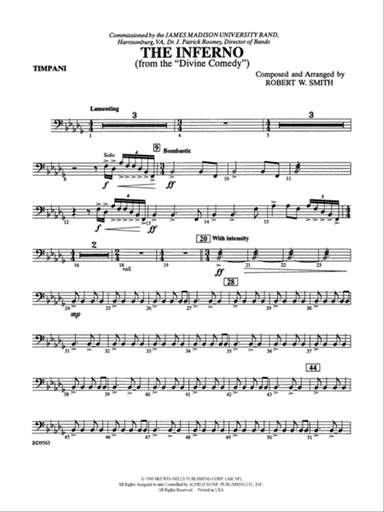 The Inferno: Timpani