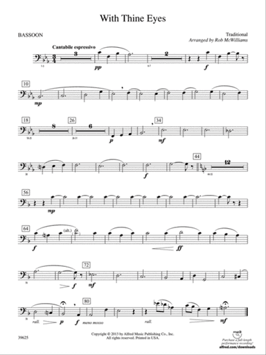 With Thine Eyes: Bassoon