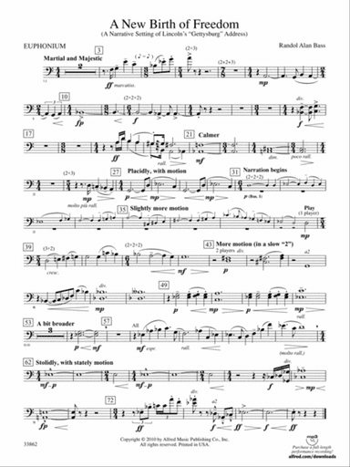 A New Birth of Freedom: Baritone B.C.