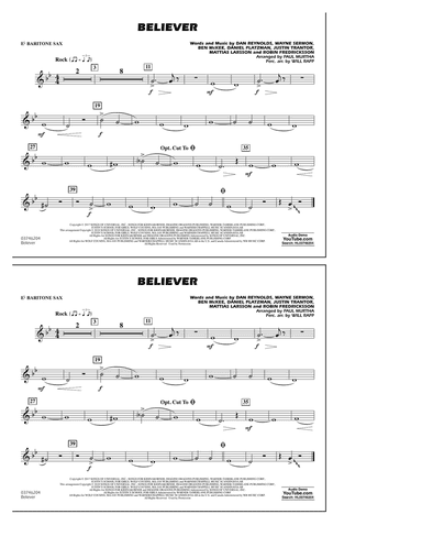 Believer - Eb Baritone Sax