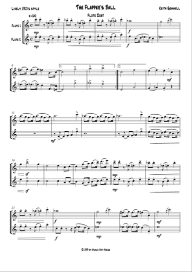 The Flapper's Ball: Flute Duet