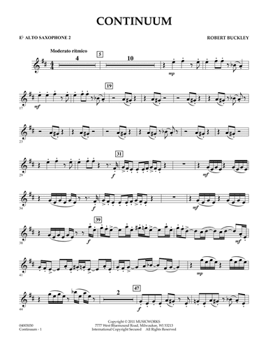 Continuum - Eb Alto Saxophone 2