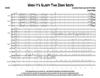 When It's Sleepy Time Down South