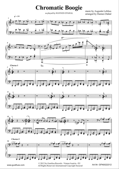 Chromatic Boogie - as played by Hannes Otahal