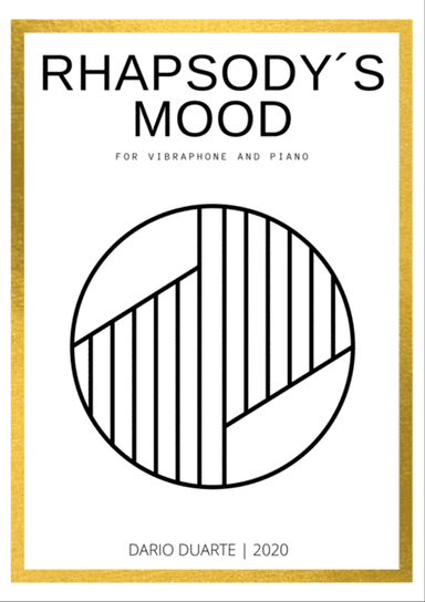 Rhapsody's mood for vibraphone and piano
