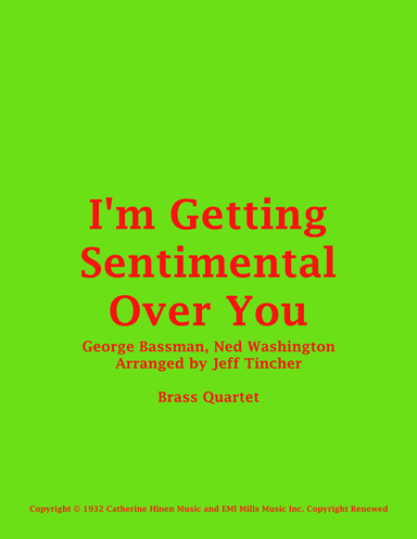 I'm Getting Sentimental Over You