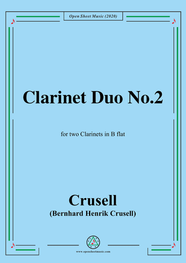 Crusell-Clarinet Duo No.2
