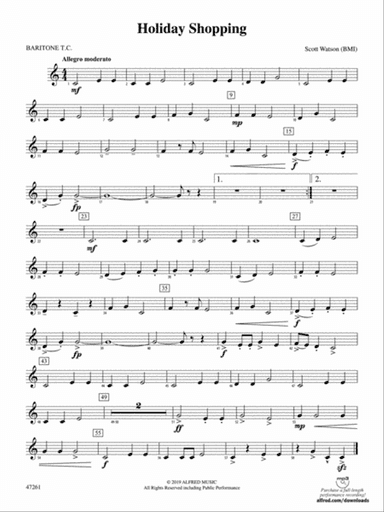 Holiday Shopping: Baritone T.C.