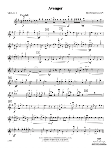 Avenger: 2nd Violin