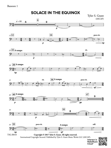 Solace in the Equinox: Bassoon
