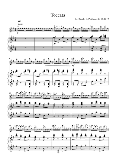 Ravel Toccata from Le Tombeau de Couperin