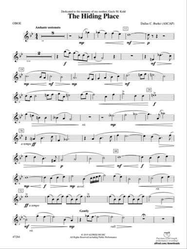 The Hiding Place: Oboe