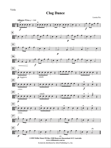 Clog Dance: Viola