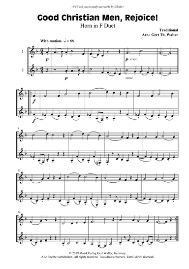 Good Christian Men, Rejoice!