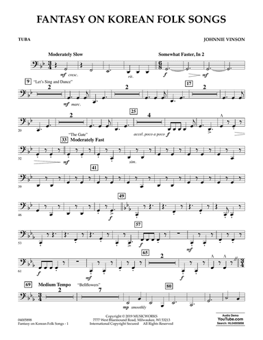 Fantasy on Korean Folk Songs - Tuba