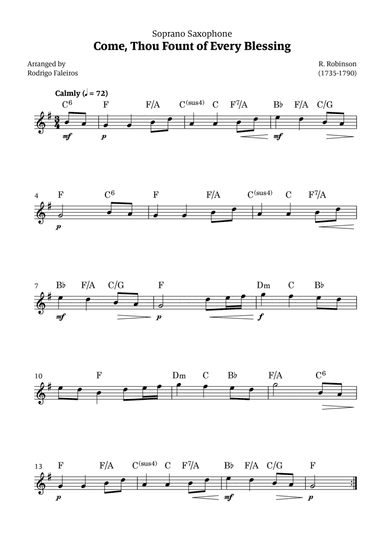 Come Thou Fount of Every Blessing